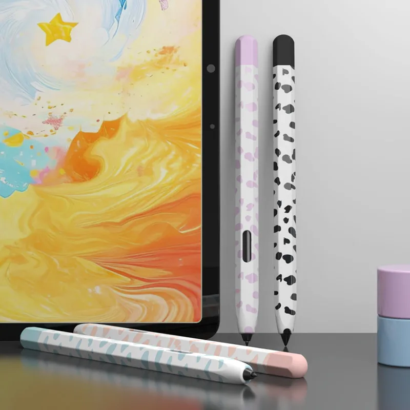 

Винтажный пенал для Samsung Galaxy Tab S6 Lite S7, S8, S7 Plus, S7 FE и S8 Plus, чехол из жидкого силикона для стилуса
