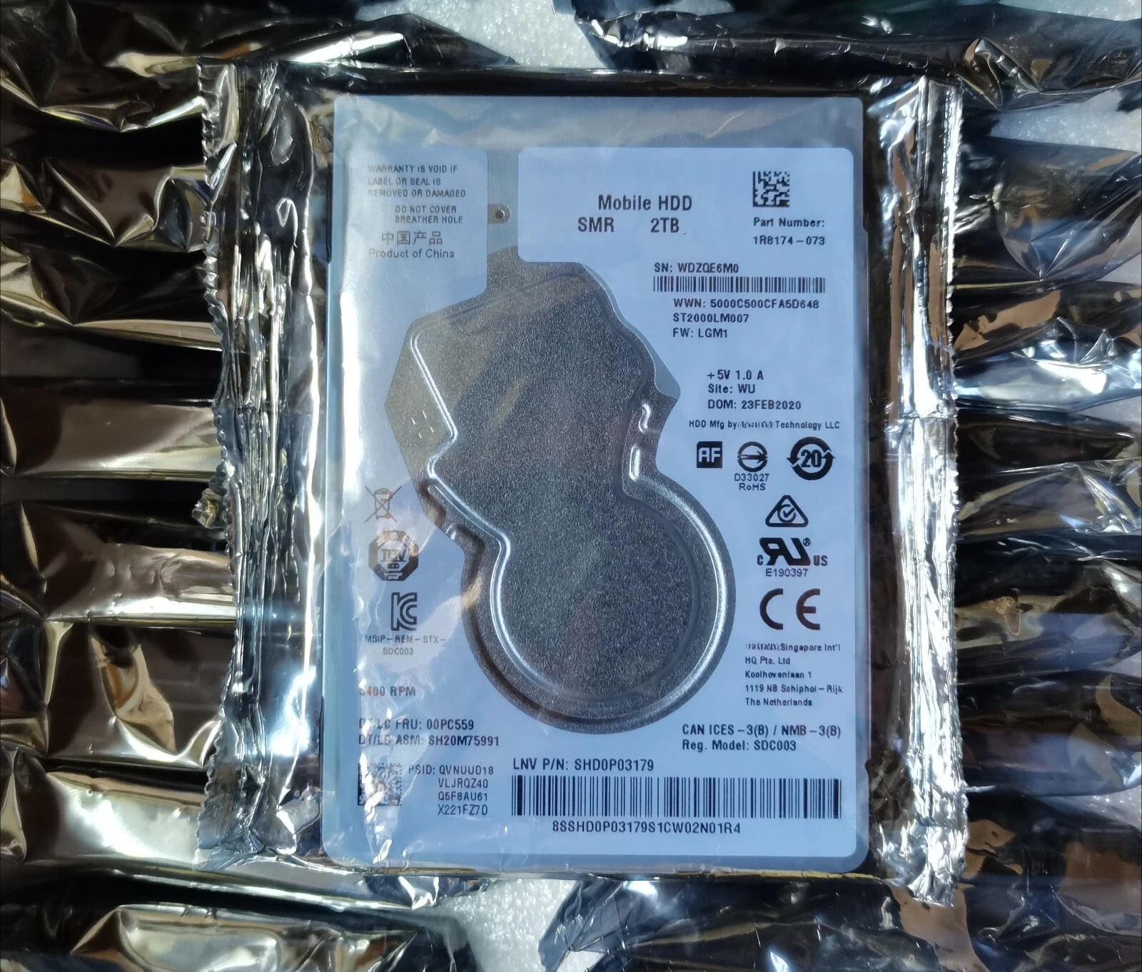 New 2TB ST2000LM007 128MB SATA 6Gb/s 2.5