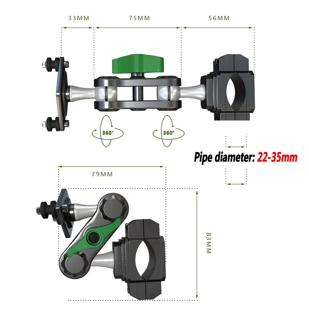 For CYCLONE RA2 RA250S RA401 Universal Leg Windshield Bumper Knee Protector Windshield Universal 360° Side Windshield 4