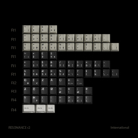 [Child kits] PBTfans Resonance R2 Numpad/International/Spacebar Kits Cherry Profile MX-style Keycaps KBDfans