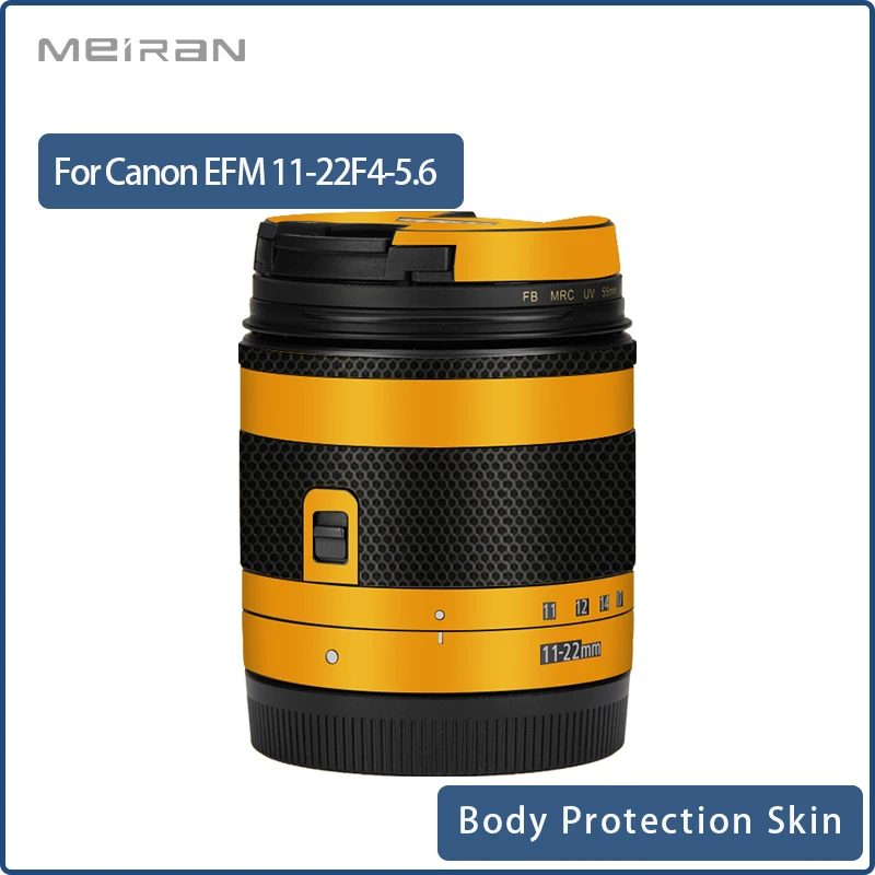 

For Canon EF-M 11-22mmF4-5.6 IS STM Anti-Scratch Camera Lens Vinyl Wrap Film Sticker Protector Decal Skin Coat Wrap Film 1122