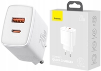 BASEUS NETWORK CHARGER USB C TO QC 3.0 20W PD