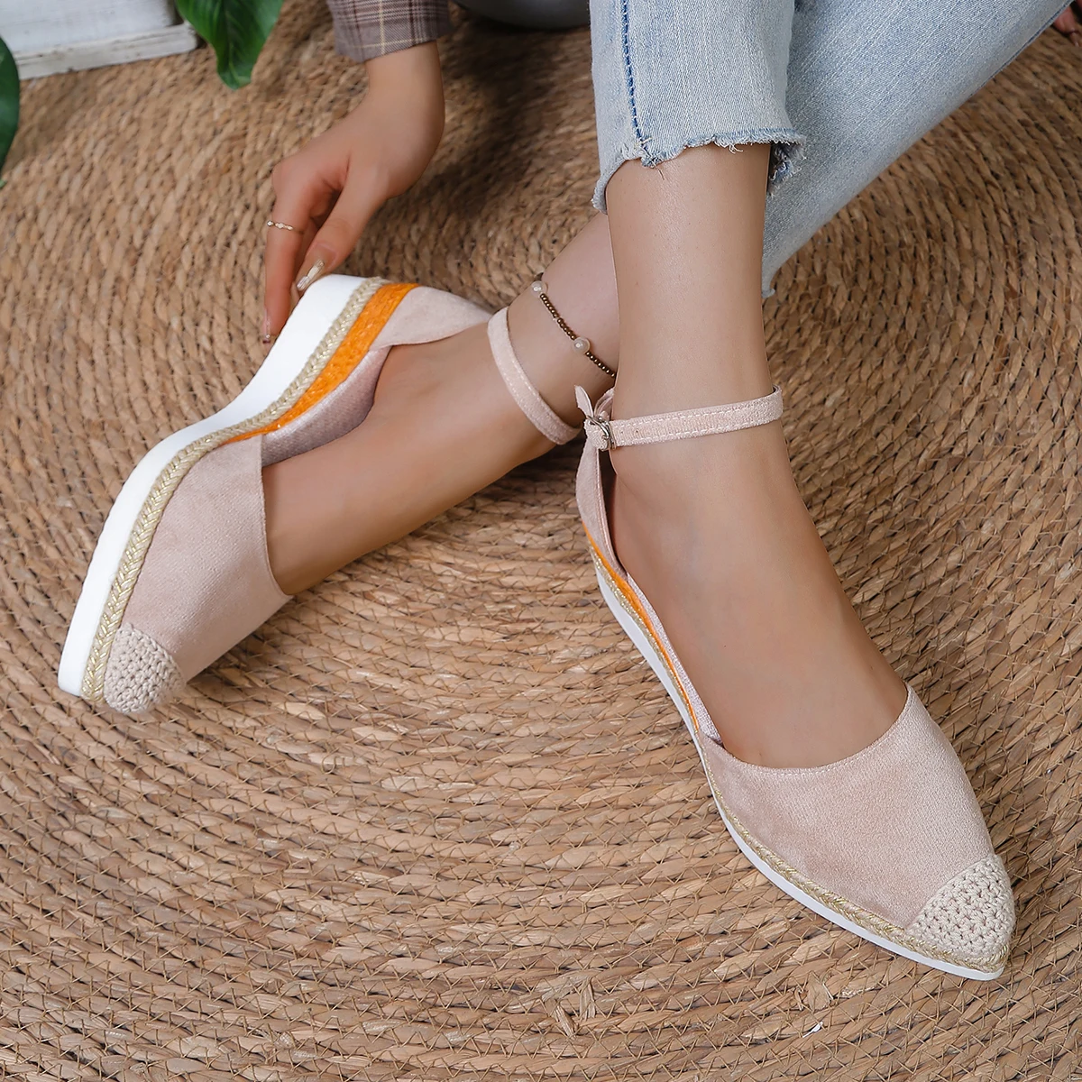 여성용 클로즈드 토 웨지 샌들 패션 에스파드리유 플랫폼 - Espadrille Sandal Women 리뷰 및 가격