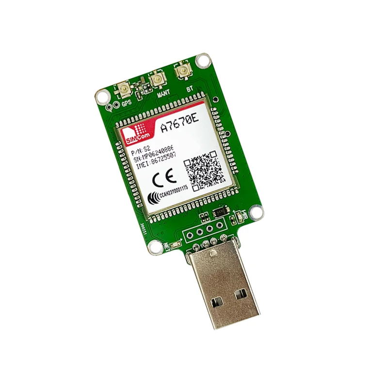 In stock SIMCOM A7670E-LASE USB Dongle with Antenna 4G LTE CAT1 Module Modem breakout kit for Europe/Middle East/Africa