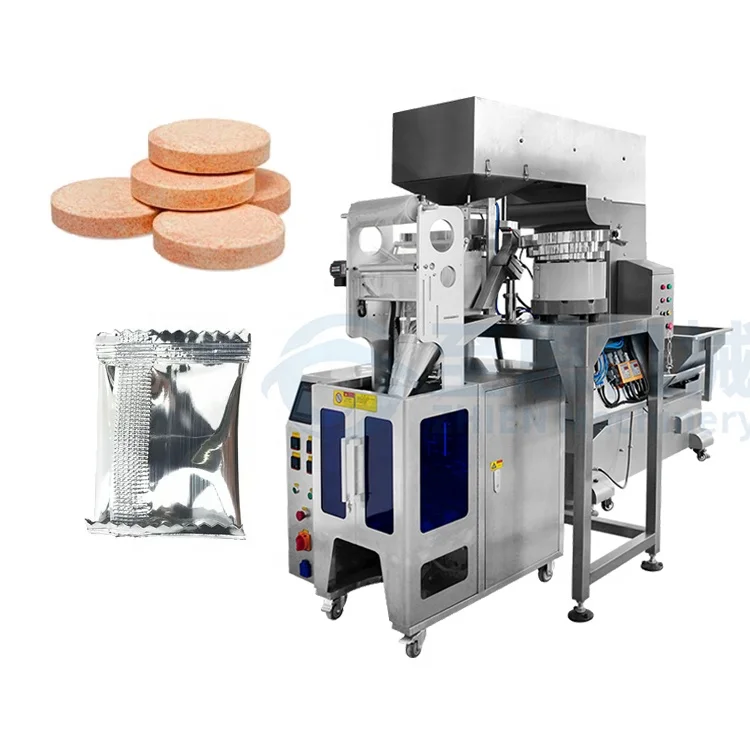 High Speed Fully Automatic Counting Liquid  Effervescent Tablet Packing Machine Bag Sealing Machine