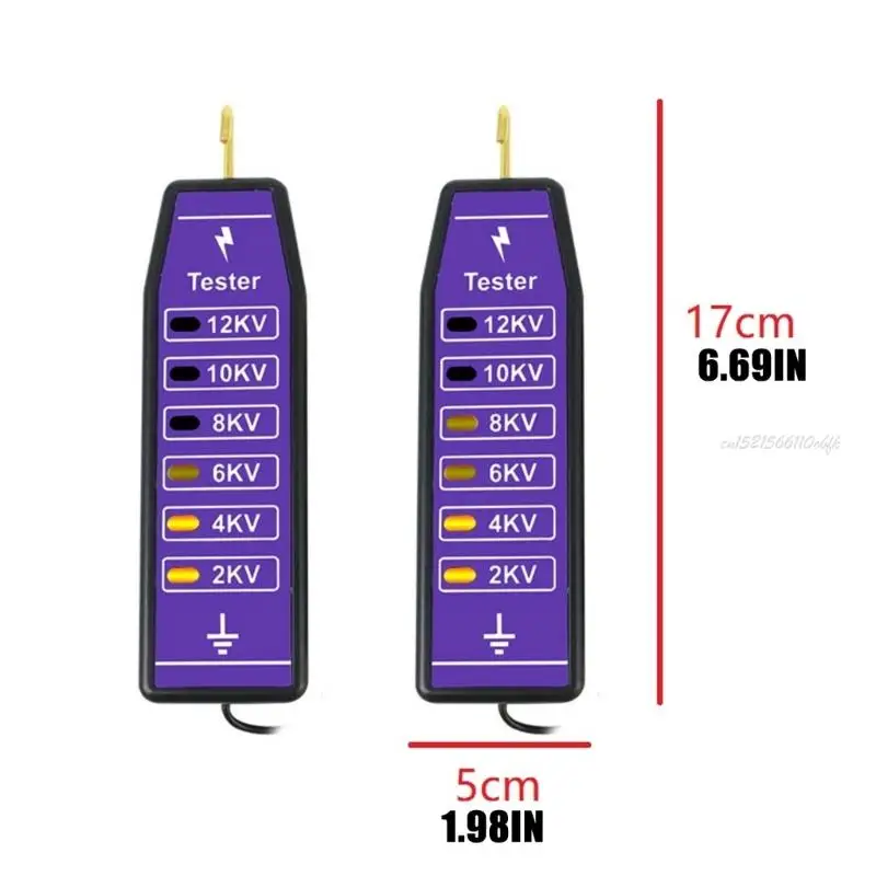 27RB المحمولة سياج كهربائي جهاز قياس الجهد الكهربائي مع 6 مؤشر ضوء الدقة كاشف جهد للأسوار الزراعية