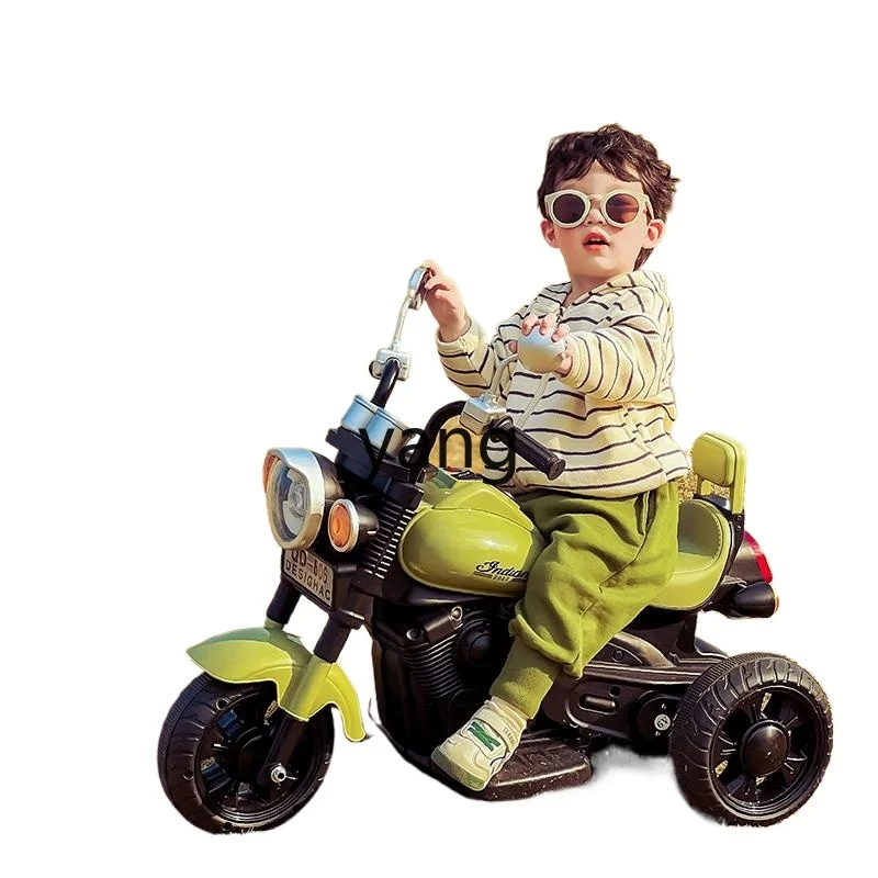 CX Children's Electric Motor Birthday Gift Tricycle Boy and Girl Baby Children Can Sit Chargeable with Remote Control