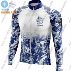 2024 Germany Cycling Jersey For Men Winter Long Sleeve Team Deutschland Clothing Road Bike Shirts Bicycle Tops MTB Uniform Ropa