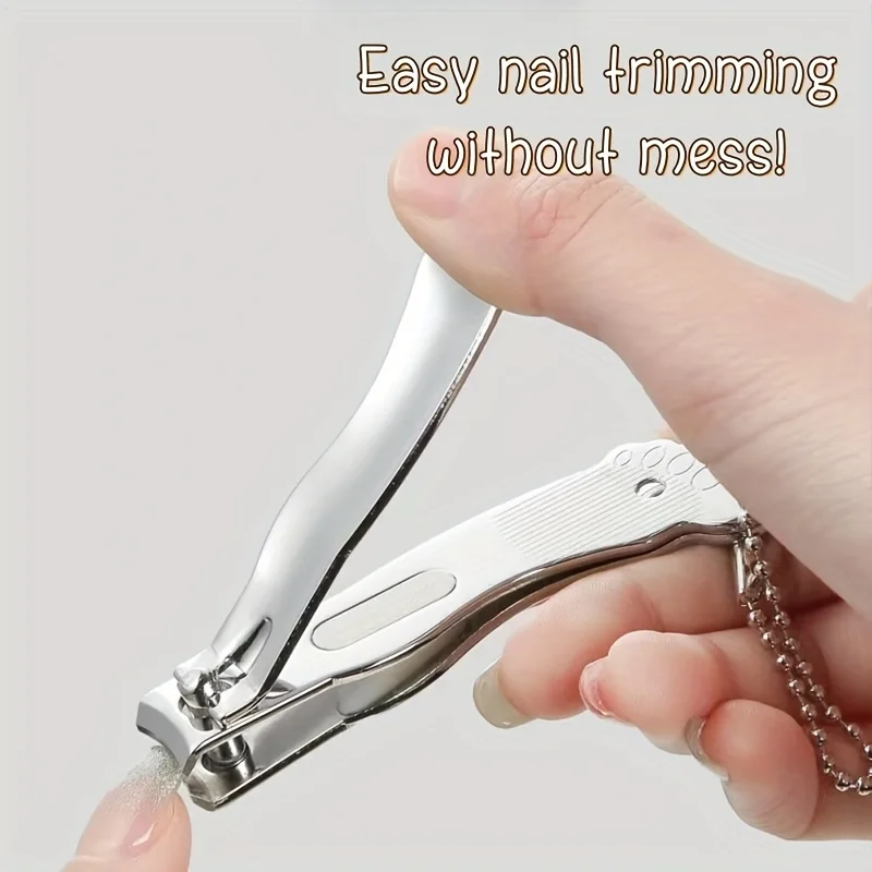 Nail Clipper Set with Portable Keychain Foldable Manicure Tool for Home Use Cute Mini Shaped Nail Clippers Ideal Gift
