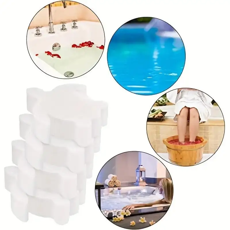 5pcs, Oil Absorbing Sponge For Hot Tub Accessories Swimming Pool And Spa Scum Absorber