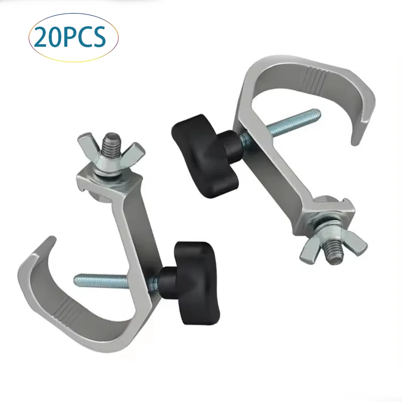 20Pack Aluminum Alloy Stage Lighting C Clamp Mounting Truss Loaded 60KG Bracket Hook Clamp for DJ Projector Par Clamp Light Hook