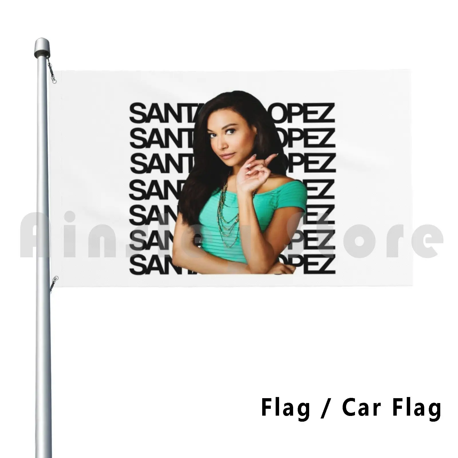 Flag Car Flag Santana Lopez 3093 Santana Lopez Snixx Glee Glee Naya Rivera Santana Snixx Santana