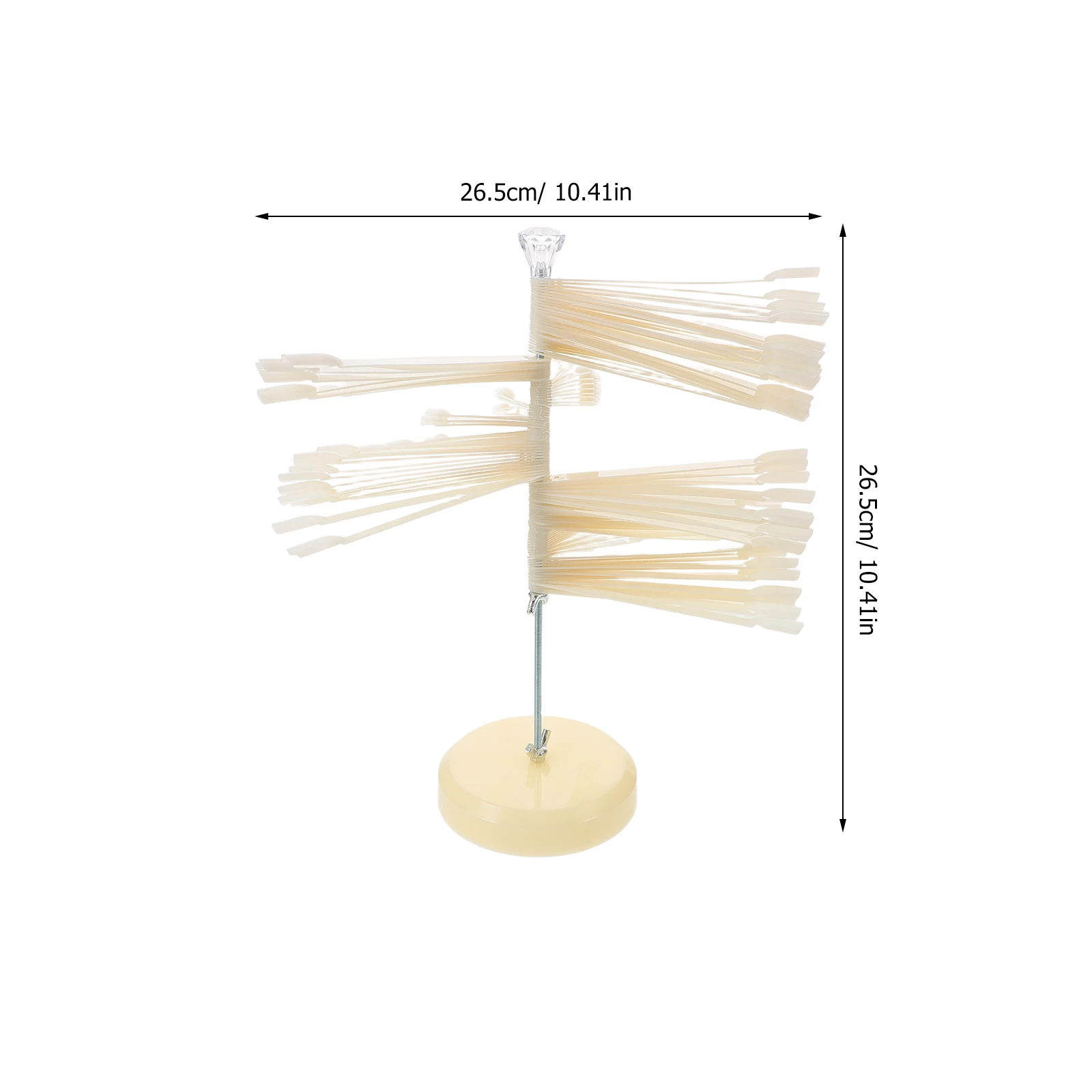 컬러 디스플레이 보드 부채꼴 회전 선반, 살롱 DIY 젤 폴리쉬 연습용, 내구성 있는 휴대용 네일 팁 차트 랙