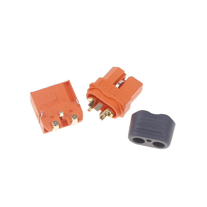 2 PCS XT60I-F Xt60i Series With Signal 2 + 1 High Current Gold-plated Aviation Plug Male Female Connector XT60IPW-M