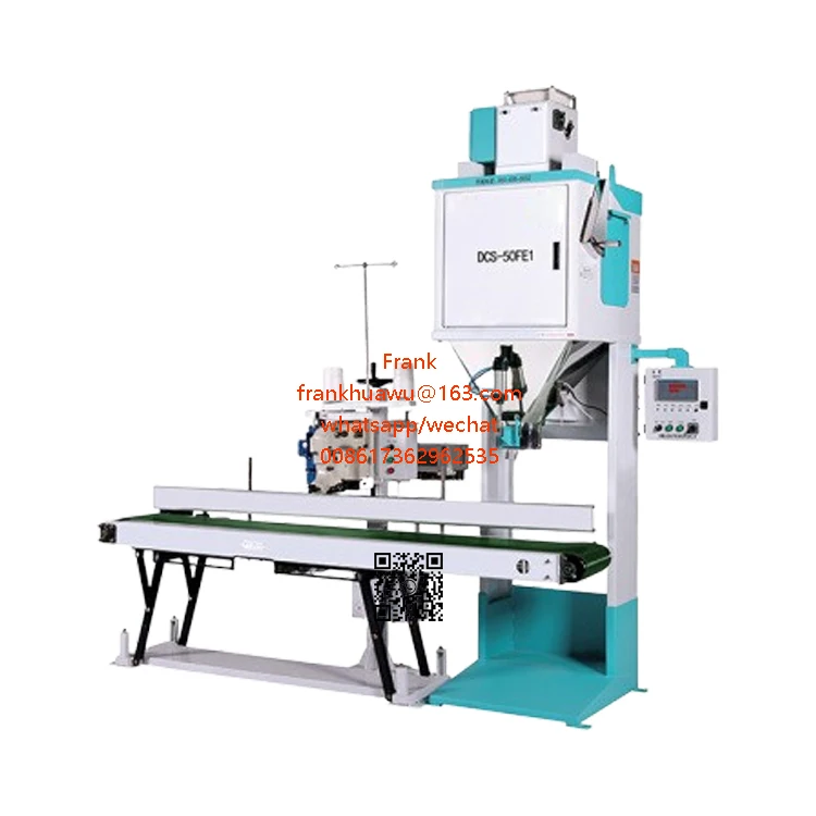 Good Price DCS-50FE Rice Mill Plant Sugar Bean Weighing Packaging Machine Sale for Manufacturing Industries Film Type Packaging