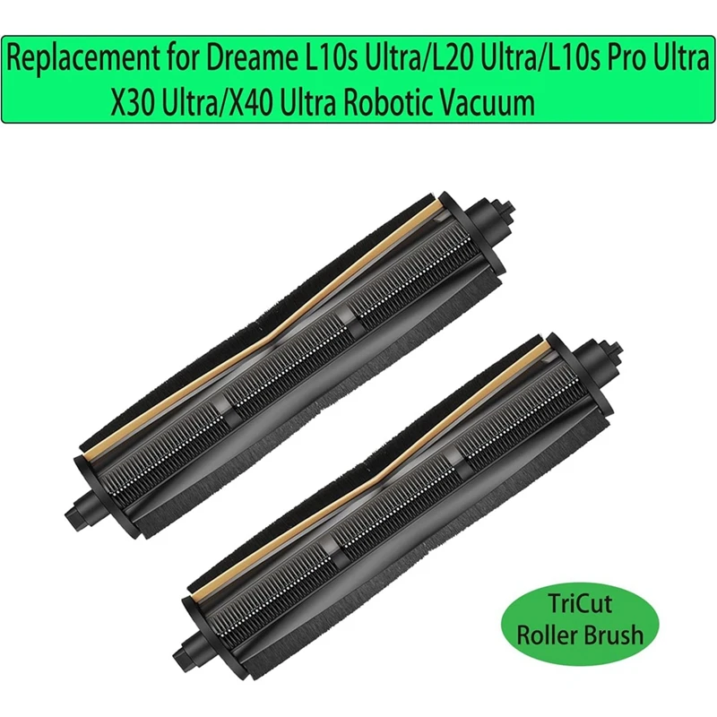 Cutting Roller Brush For Dreame L10s Ultra/L20 Ultra/L10s Pro Ultra/X30 Ultra/X40 Ultra Robot Vacuum Cleaner Accessories