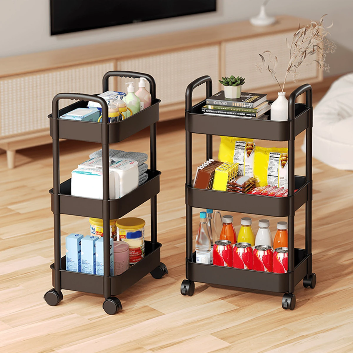 Kitchen Trolley Kitchen Rack With Casters Storage Rack Gap Storage Storage Trolley Kitchen Gap Kitchen Storage Rack