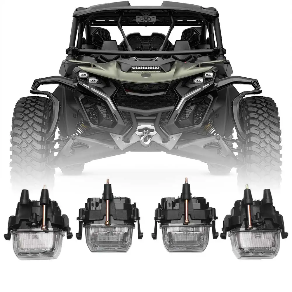 1Pair High Beam LED Headlight /Low Beam LED Headlight UTV Parts For Can-Am Outlander MAX XT-P 1000R 2023-27 #710008088 710006910 - view 3
