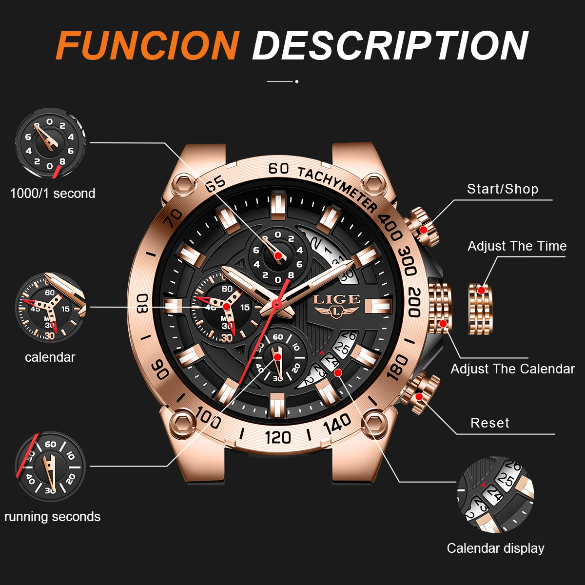 LIGE 2026 Brand Watch Men Sili - đánh giá và giá Smartwatch Army Watches For Men