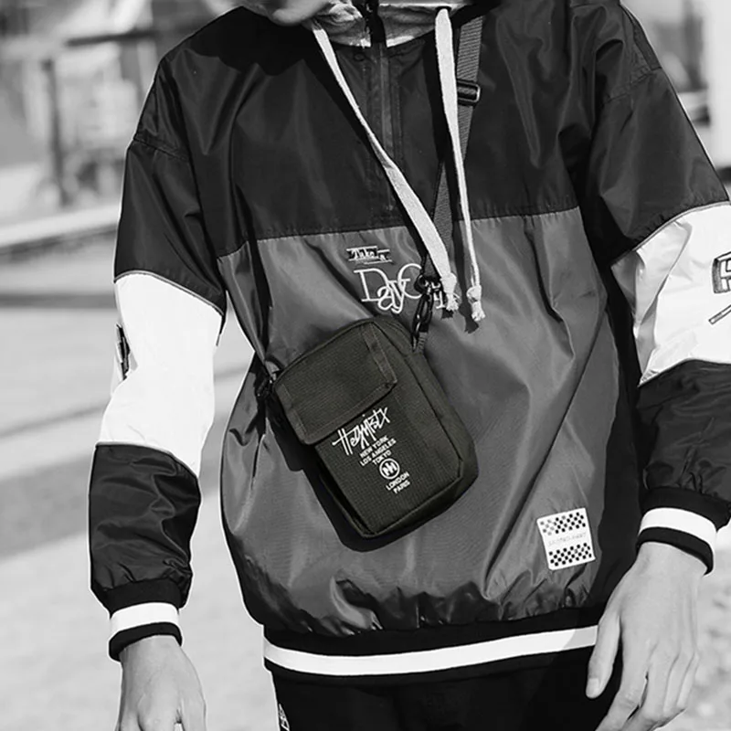 Kleine Street-Hip-Hop-Umhängetasche, Handytasche für Teenager, japanische Zeitschriftentasche, klassische Tasche – Detail 7