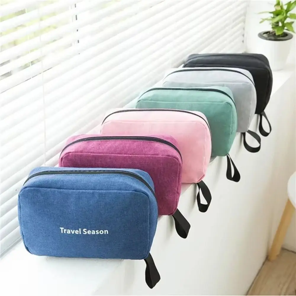 

Foldable Hanging Toiletry Bag Hanging Hook Large Capacity Men Makeup Case Portable Multifunctional Travel Cosmetic Bag