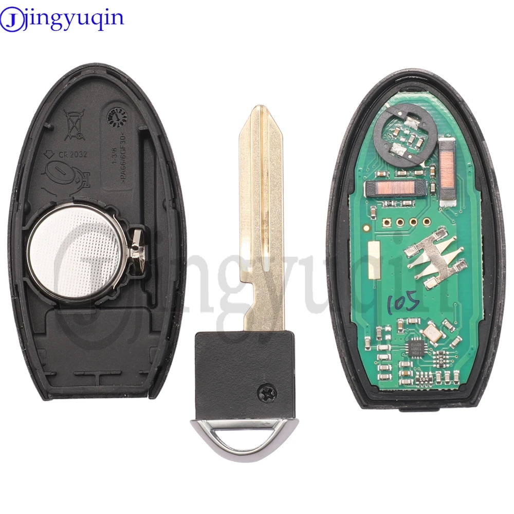 

jingyuqin CWTWB1U825 /CWTWB1U773 433 МГц ID46 Умный ключ-пульт для Nissan Armada Juke Patrol 2010-2021 Cube Fob 3BTN 285E3-1LK0D