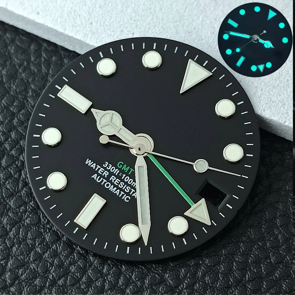 28.5mm high-end NH34GMT repair accessory BW9 dial hands, equipped with four pointers, suitable for NH34/NH35/NH36 movements