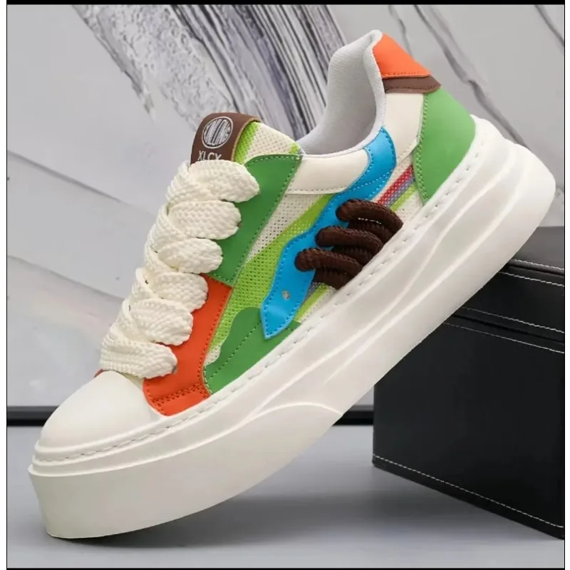 

New 2025 Men's Fashion Brand with A Seven-color Street Style, Featuring Flat and Low-top Vulcanized Casual Sneakers