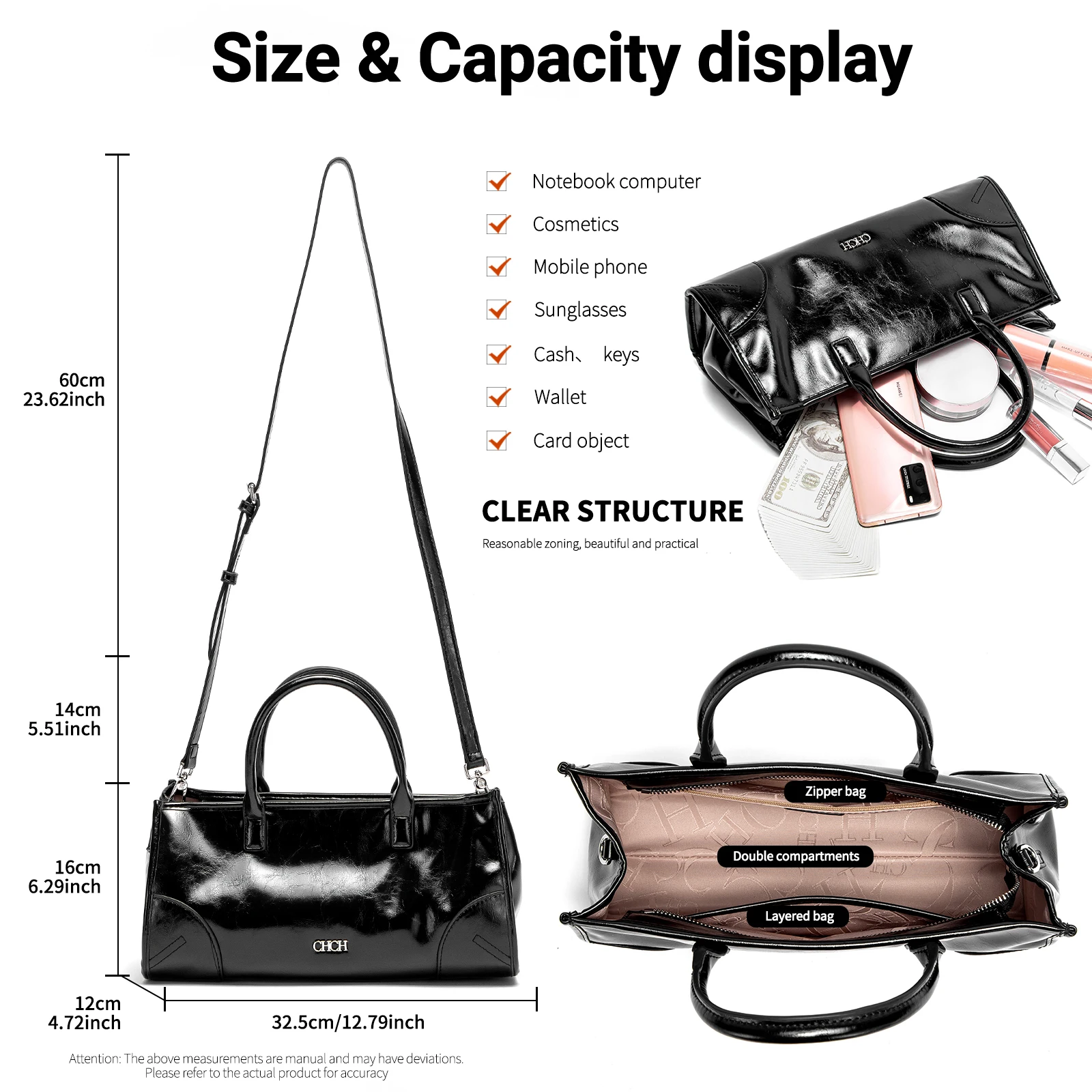 Sac à bandoulière classique rétro pour femmes, sac à bandoulière de grande capacité, couleur unie, nouvelle collection 2025