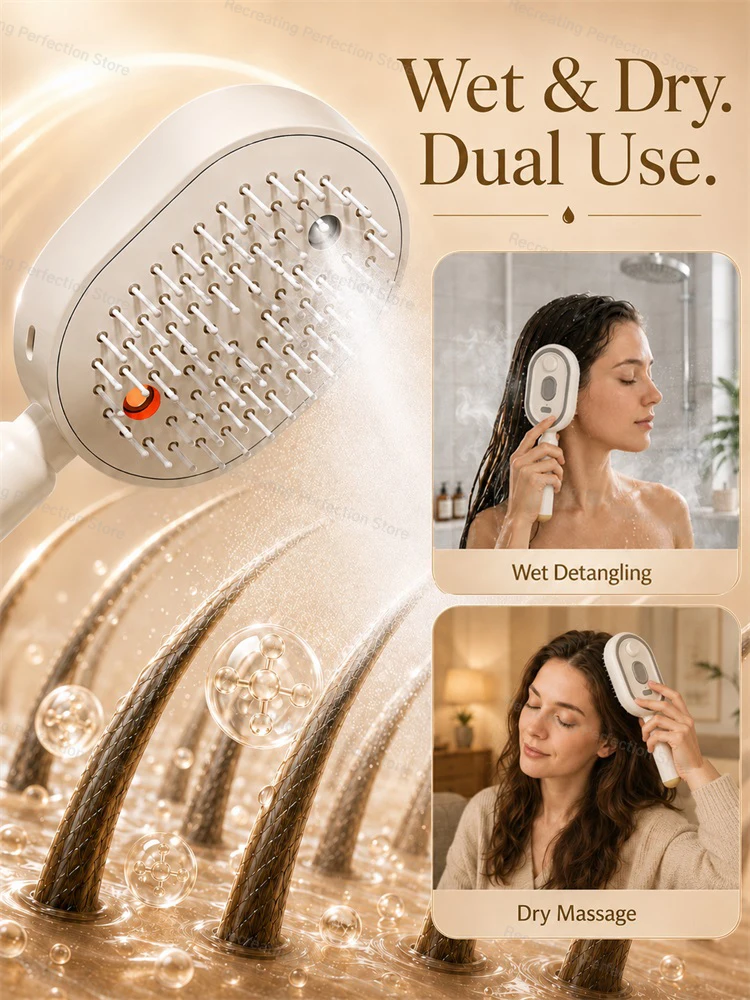 Cepillo Antifrizz Eléctrico co - Scalp Massager Electric reseña y precio