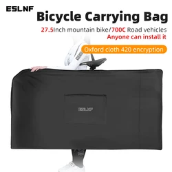 ESLNF Portable Folding Bike Storage Bag 27.5 Inch  Cycling Bike MTB 700C  Dustprooerproof Bag Car Trunk Transport Storage Bag