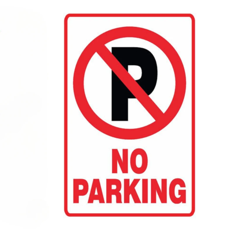 

Car self-adhesive stickers, warning, no parking, waterproof, car bumper decoration, rear window, laptop