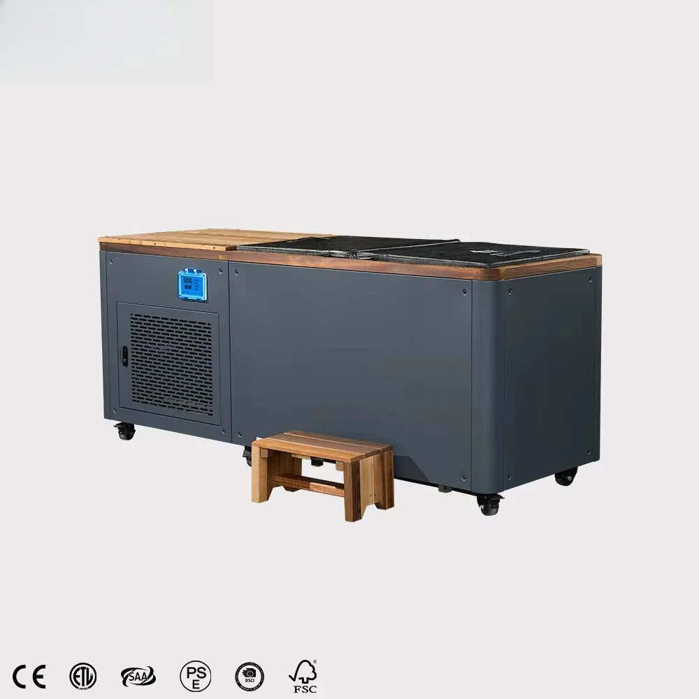 

Custom Logo Inflatable Cold Plunge Pools Dual Spa Tubs for Medical Therapy & Sports Recovery Ice Bath Sauna with Custom Logo