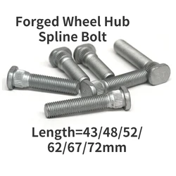 1pc Spline Diameter 14mm Forged Wheel Hub Spline Bolts Suit For Fit/Reiz/Mazda/Cruze/Focus Automobile Refitting Screw L=43-72mm
