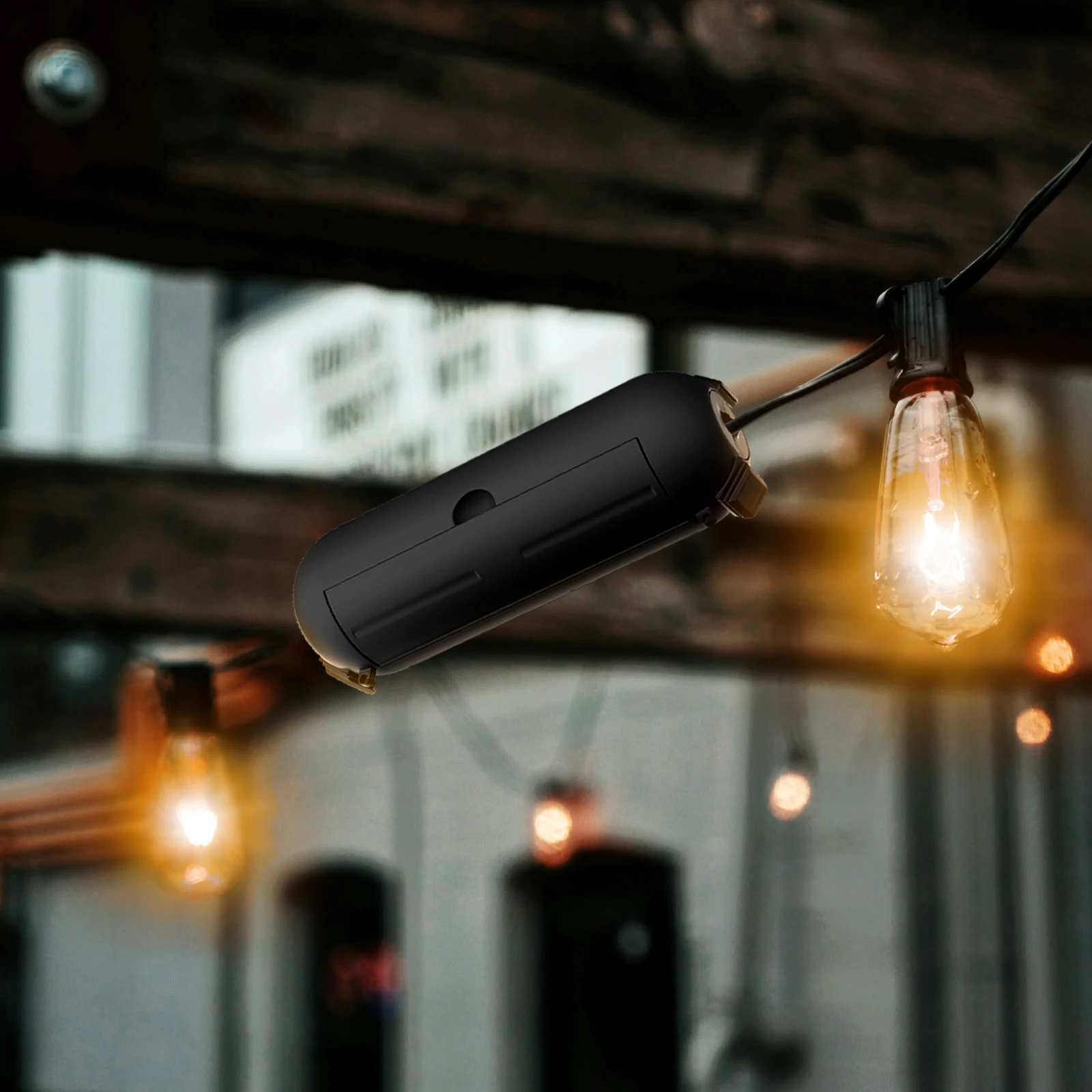 4 عبوات من صندوق توصيل خارجي صغير IP44 مقاوم للماء، غطاء أمان لسلك تمديد مقاوم للطقس للمقابس الخارجية والأضواء والكابلات