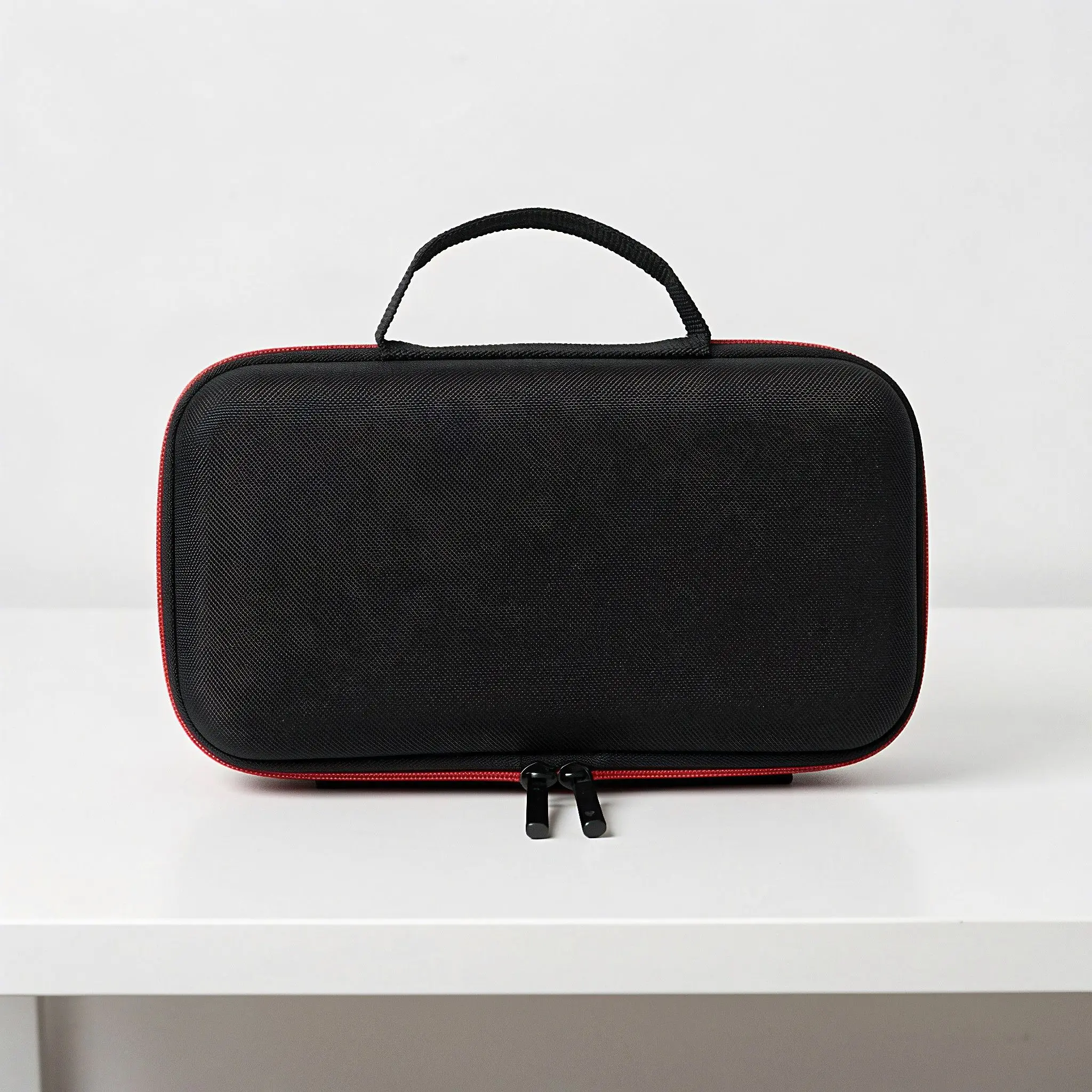 Anti Fall Microphone Storage Case Eva Material with Sponge Lining Zipper Mic Bag for Wireless Mics Covers Cables Batteries