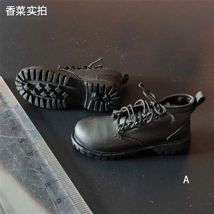 3 Colors 1/6 Scale Male Soldier Boots Handmade Boot High Top Shoes for 12in Action Figure Body Toys DIY