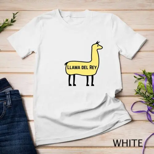 Llama Del Rey Lana funny music animal Unisex T-shirt