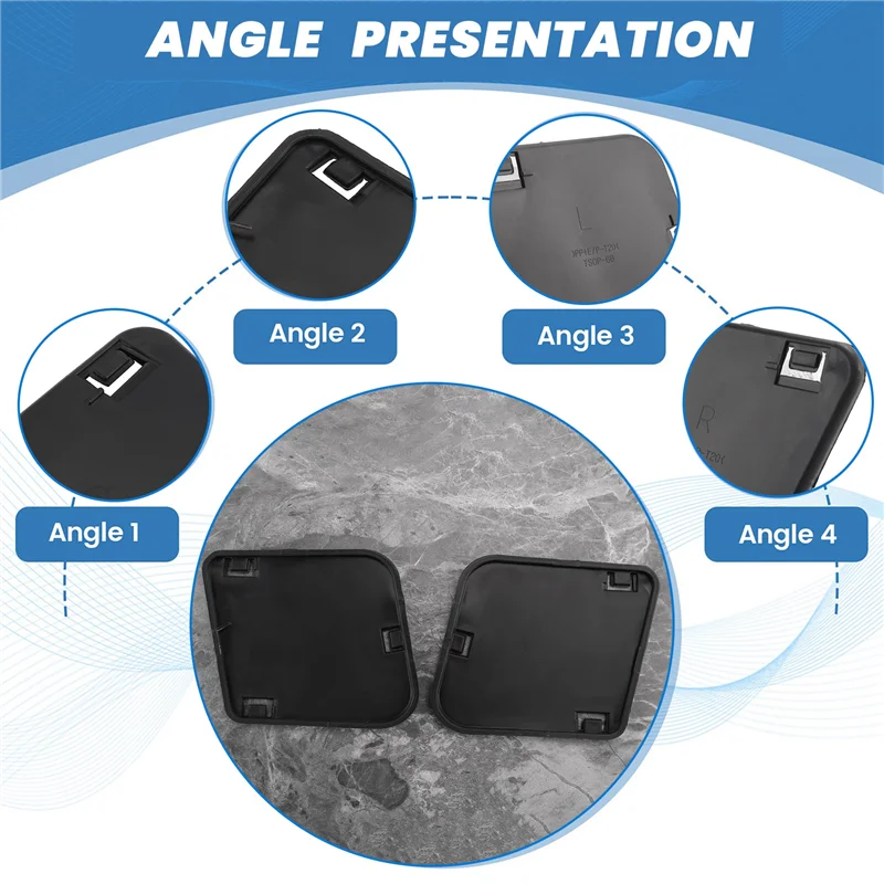 

Hot Selling-For Toyota Land Cruiser Prado LC120 FJ120 2003-2009 Front Bumper Fog Lights Side Baffle Cover,For Toyota Land Cruise