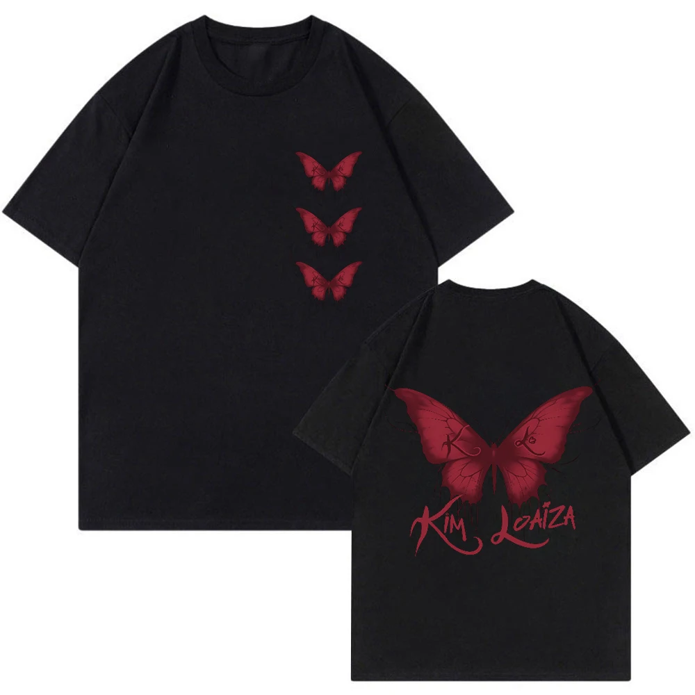 Kimberly Loaiza Butterfly T-shirt La Despedida Tour Merch Crewneck Short Sleeve Tee Men Women Streetwear Fashion Clothes