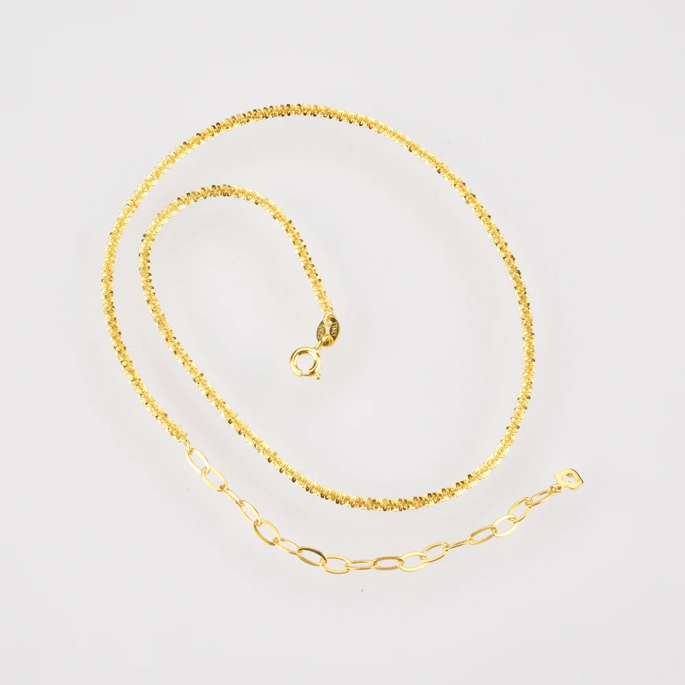 ANDYWEN New 925 Sterling Silver 2.2mm Chain Choker Necklace Long Chain Rock Punk Women Luxury 2020 Fashion Fine Jewelry