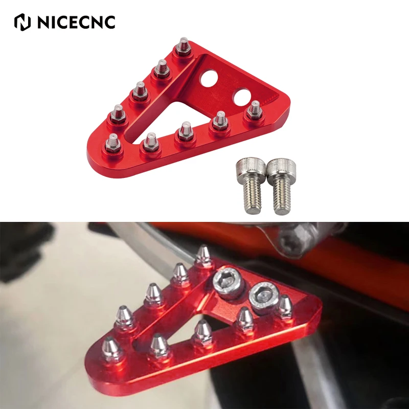 

NICECNC For GasGas EX EC MC 125 200 250 300 EXF ECF MCF 250 300 400 450 2021-2023 Rear Brake Pedal Plate For KTM Husqvarna