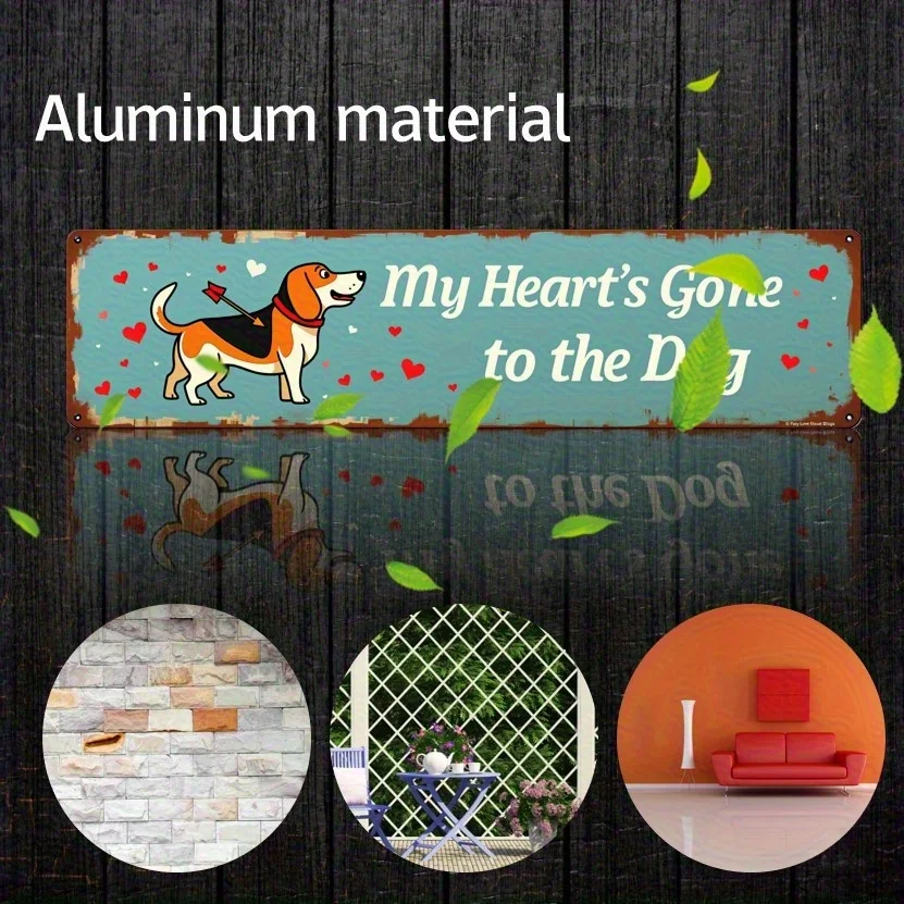 2D Flat, 1pc Vintage Pet Memorial Aluminum Sign 