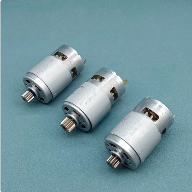 775 DC Motor for Chainsaw & Lawn Mower, 10/12/13 Teeth Lithium Electric Chainsaw Motor Replacement Part
