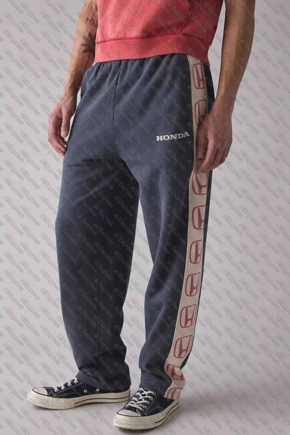 

Лидер продаж, мужской спортивный костюм Honda Racing, брюки для верховой езды, легкая одежда для гонок на мотоциклах с 3D принтом, осень/лето, уличные длинные брюки
