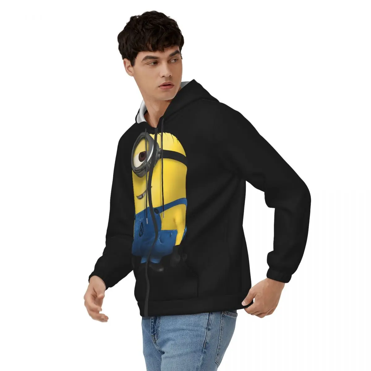 Cute Minions Men's Hoodie Despicable Me Minions Clothing  Novelty Hoodies Winter