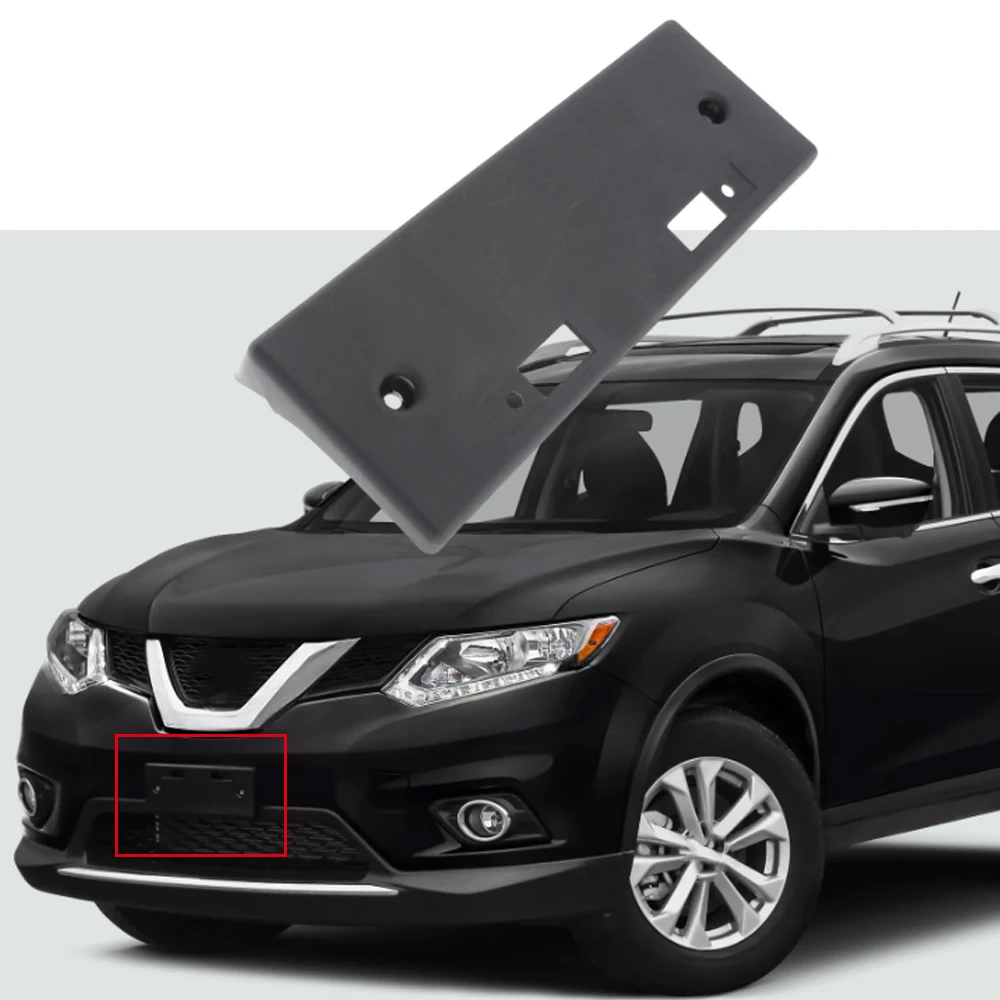 

Car Front Bumper License Plate Bracket Holder Mount Frame For Nissan Rogue S SL SV 2014 2015 2016 962104BA0A NI1068117