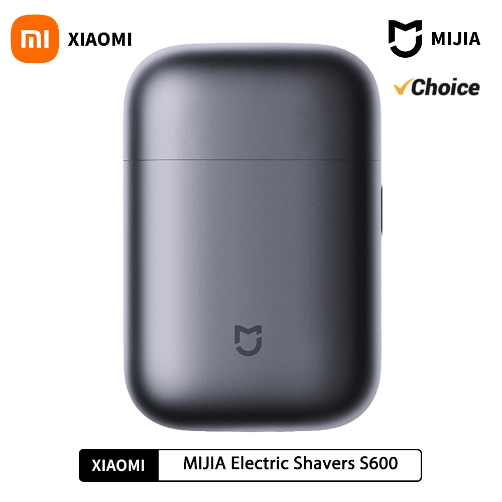 

Электробритва XIAOMI MIJIA S600 Мужская портативная, перезаряжаемая машинка для бритья бороды, триммер для сухого и влажного бритья, моющееся