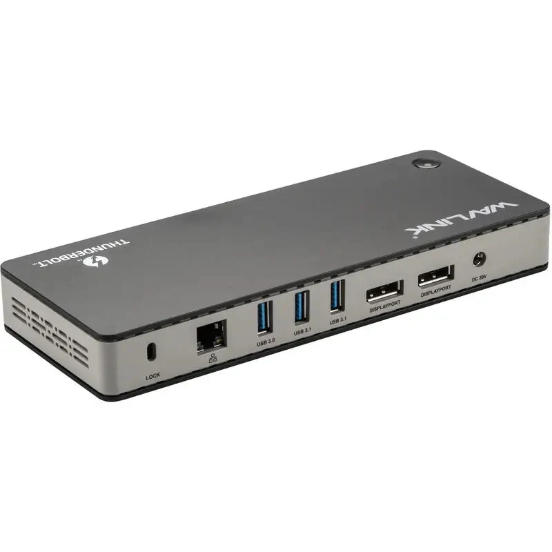 11-In-1 USB 3.1 RJ45 Dual 4K Display Single 8K Display Thunderbolt3 Docking Station Wavlink UTD21D