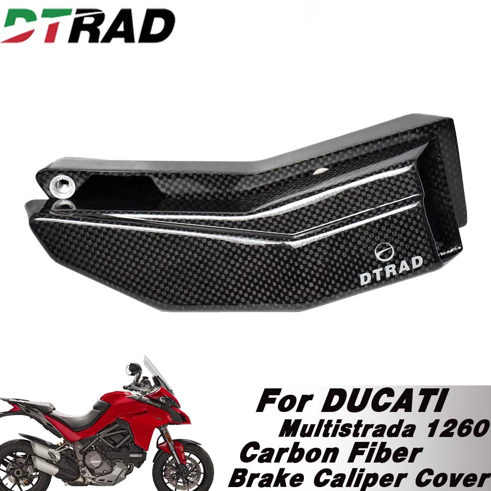 

Motorcycle Carbon Fiber Front Caliper Air Intake Brake Disc Cooling Ducts kit For DUCATI Multistrada 1260 2013-2016 Accessories